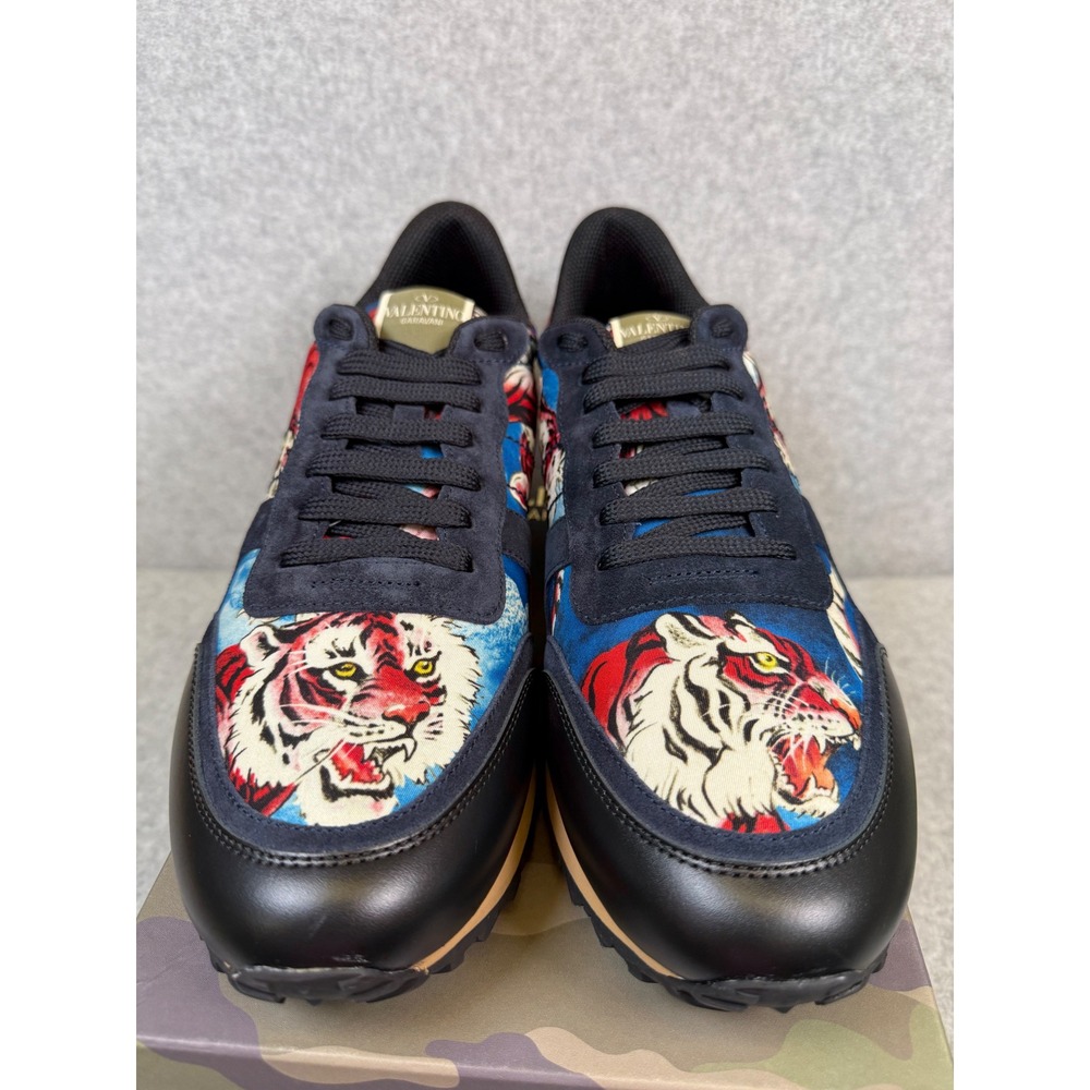 Valentino Garavani Rockrunner Tiger Sneakers Mens Designer Shoes Size EU46/US13 - Picture 4 of 15